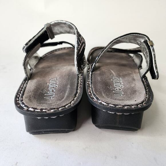 Alegria Karmen Pewter Dazzler Sandals EU 38 US 8-8.5 Leather Comfort KAR-532 - Picture 6 of 8